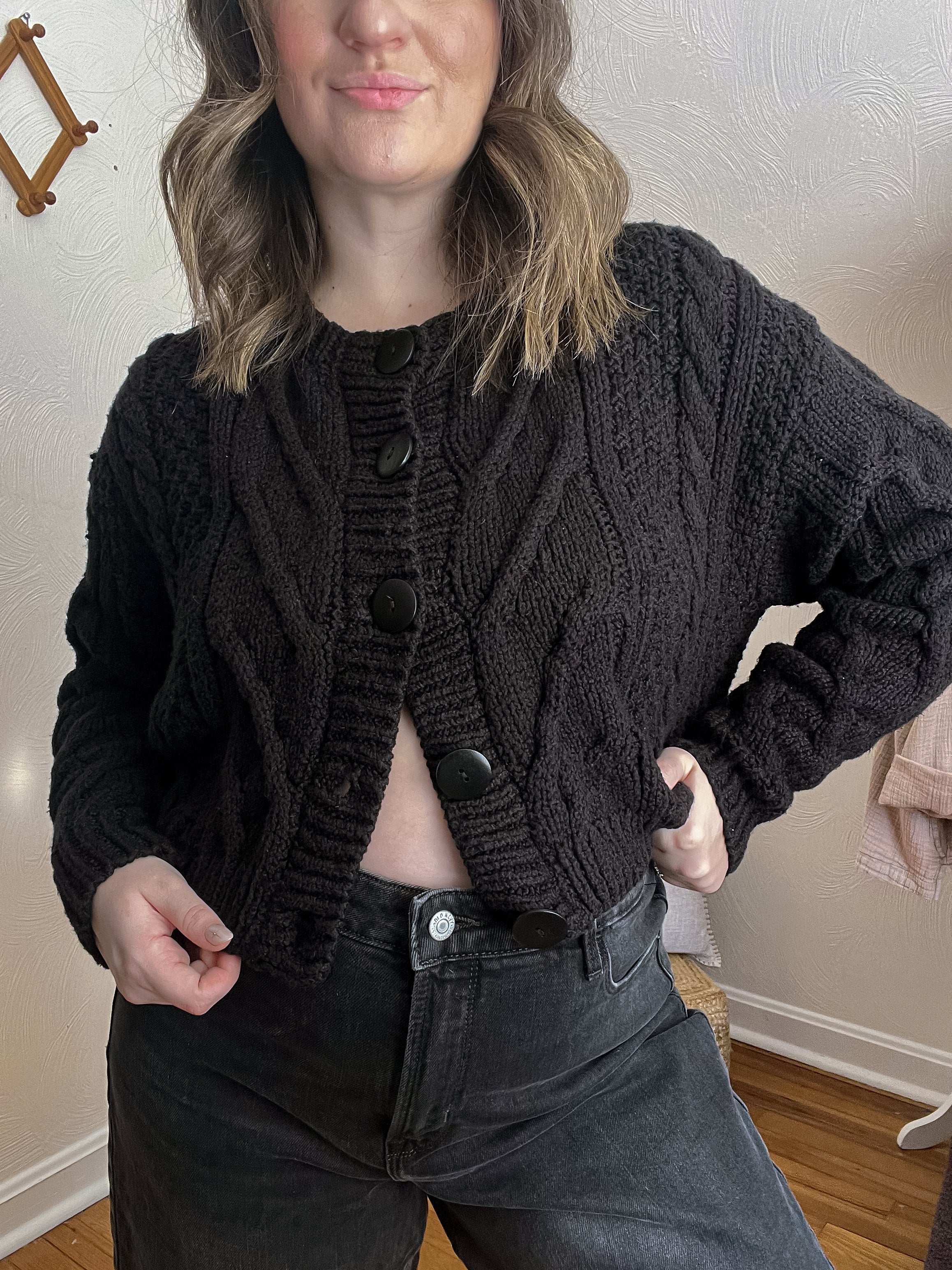 Store NWT❤️Anthro Consuela Cable Knit Cardigan