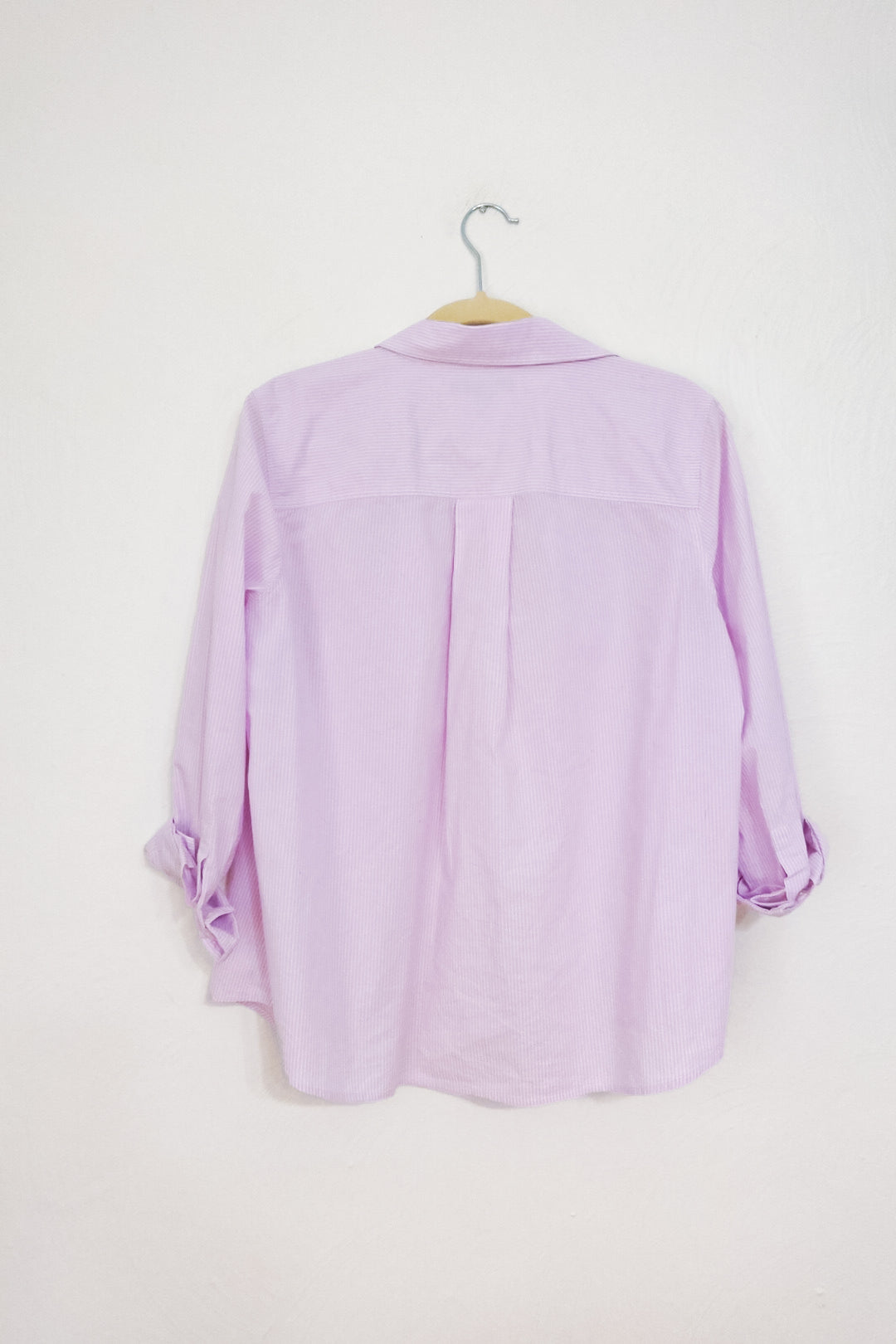 Lilac Striped Button Down (M)