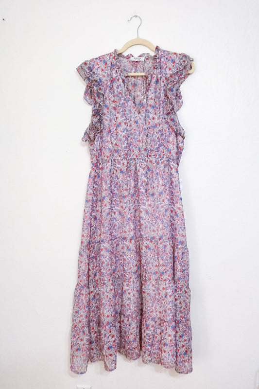 BB Dakota Floral Midi Dress (L)