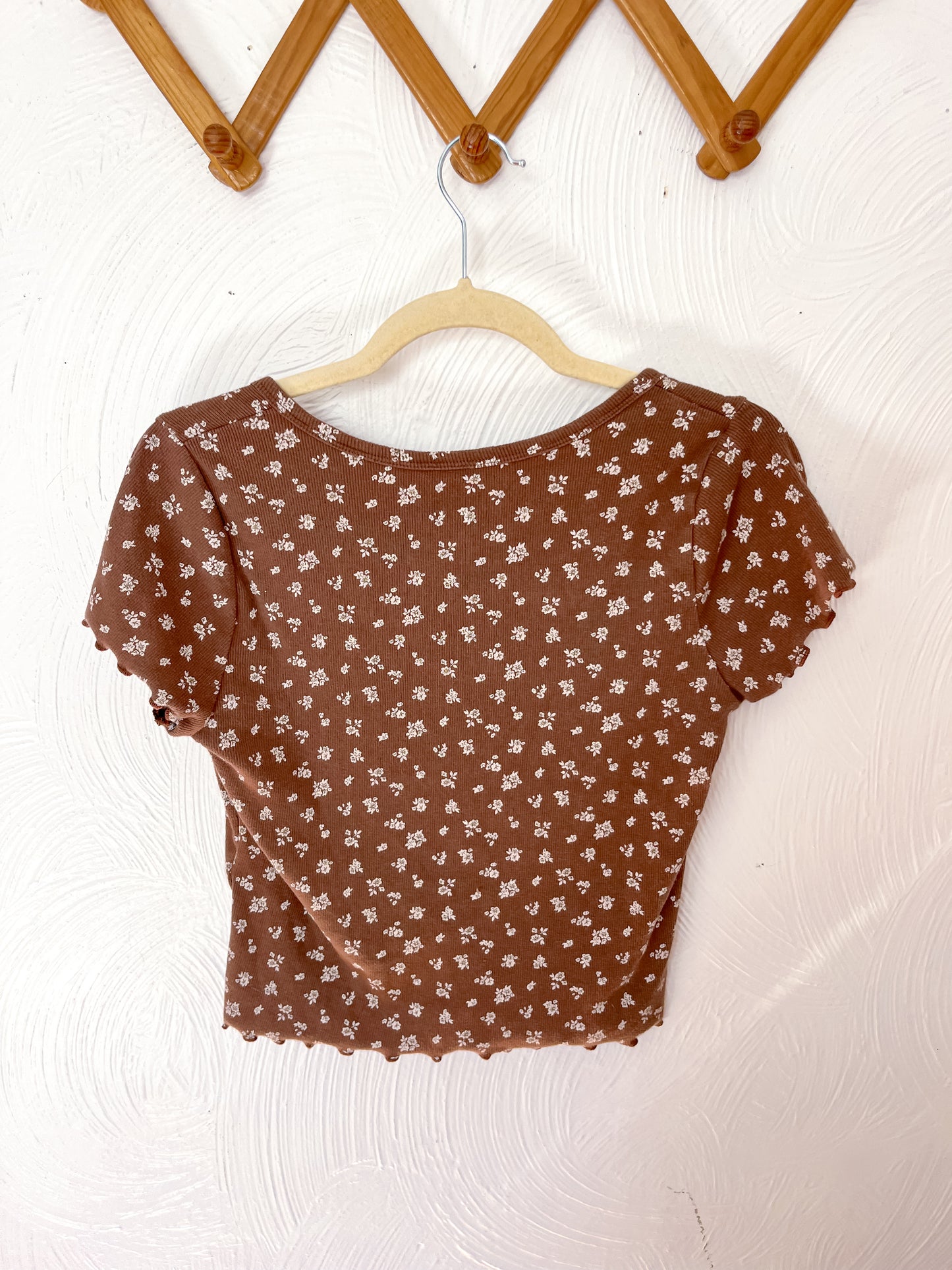 Hollister Floral Baby Tee (L)